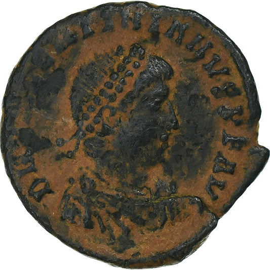 Valentinian al II-lea, 
  
  Follis, 
  
  378-383