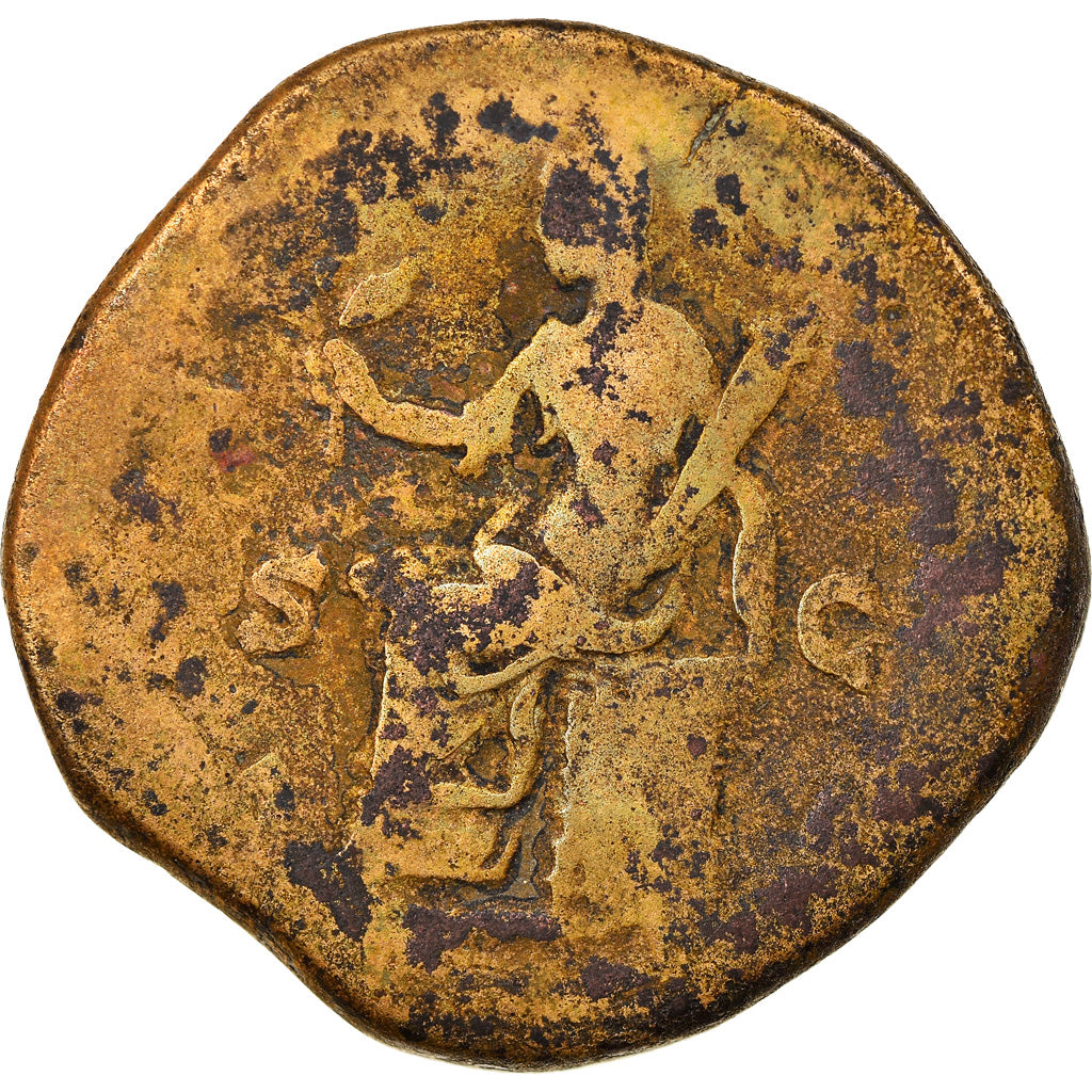 Monedă, 
  
  Faustina a II-a, 
  
  Sestertius